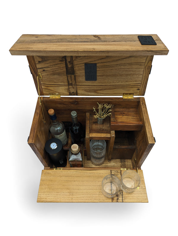 The "Friendmaker" Portable Bar - Golden Wheat