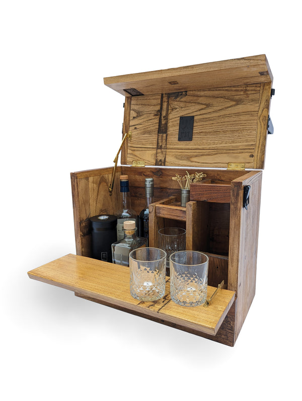 The "Friendmaker" Portable Bar - Golden Wheat