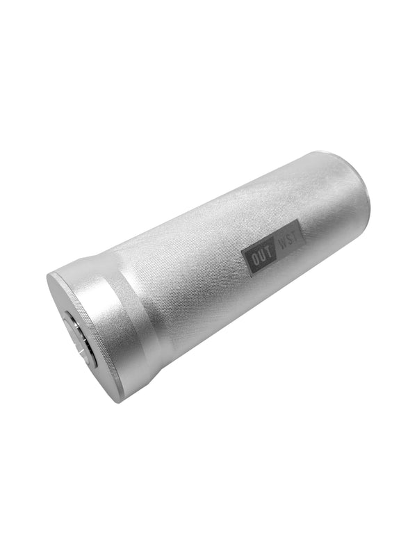 The "Smokestack" Portable Humidor - Liberty Silver